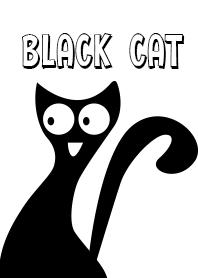 Black And Cat