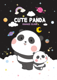 แพนด้า สายไหม สีดำ