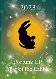 Yellow Green:2023 Year of the Rabbit UP!