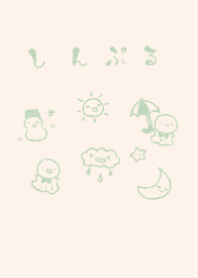 moni weather dull color green