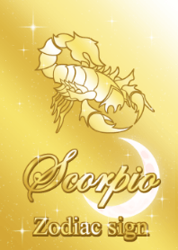 ราศีพิจิกสีทองและดอกบัว