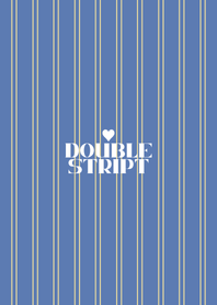 Simple Double Stripe (Blue & Yellow)