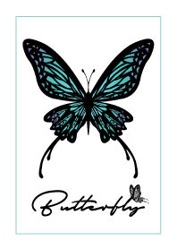 大人DESIGN_BUTTERFLY =WHITE/MINT=