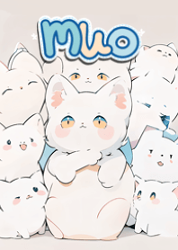 Muo a cute white cat