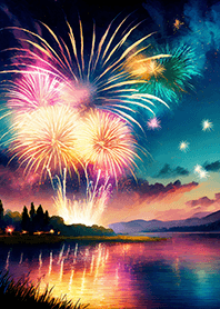 Beautiful Fireworks Theme#456