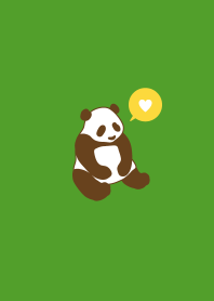 SIMPLE PANDA - Yellow green -