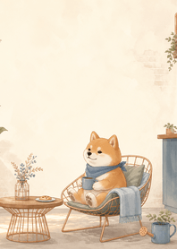 柴犬銅線閣樓