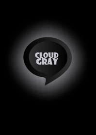 Cloud Gray Button In Black V.4