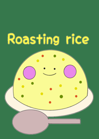 Roasting rice