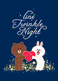 LINE閃耀夜晚