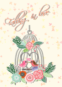 Falling in love full with flower