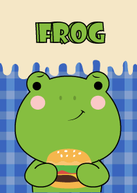 Frog is Enjoy Eating