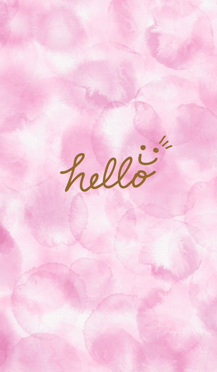 Smile - aquarelle pink28-