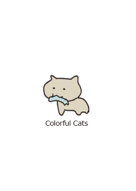 colorful cats!