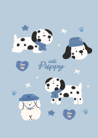 Dalmatian Dog : Blue
