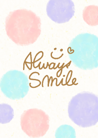 大人水彩水玉4-スマイル3-