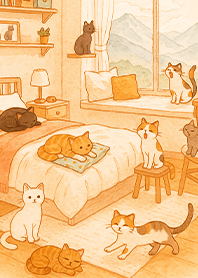 療癒生活-房間的小貓咪們1L 凱瑞精選集