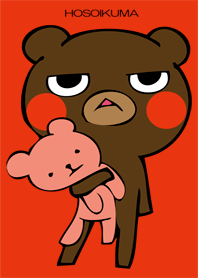Thin bear Red.