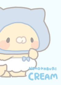 となりのにゃんこ　クリーム♡ブルー