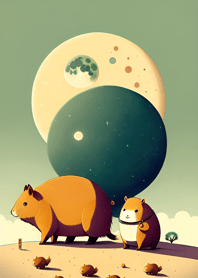 Ukiyo-e - Capybara 59b649