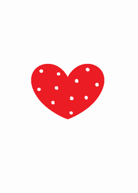 (Red dot heart)