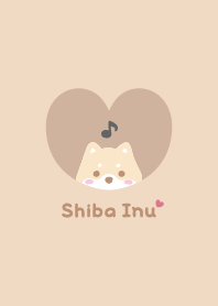 柴犬2 音符 [橘子 黃色]