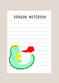 DRAGON NOTEBOOKj-BEIGE