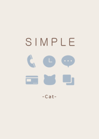 SIMPLE -Cat- Blue ver1.3