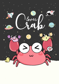 Crab On Space. (Black)