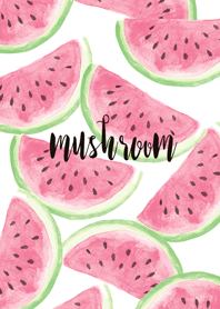 水彩スイカ mush #pop