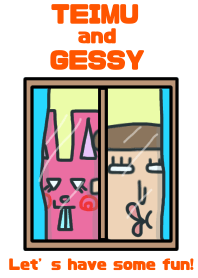 Hello dari jendela Teimu dan Gessy