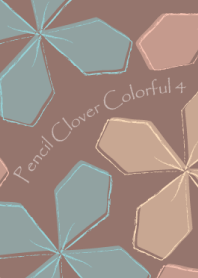 Pencil Clover Colorful 4