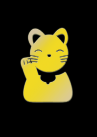 Fettered cat of up gold luck