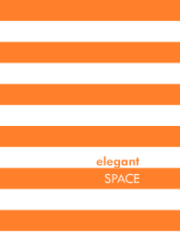 elegant SPACE <ORANGE/WHITE>
