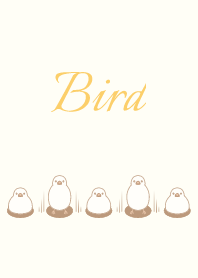 Bird 002-2 (Small bird/Beige)