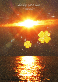 ＊金運を最強にする太陽とクローバー3＊