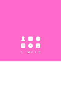 SIMPLE(white pink)V.270