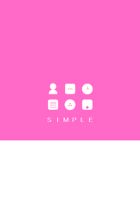 シンプル（white pink)V.270