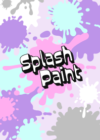 Splash Paint : pink violet