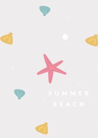 Summer beach and shells