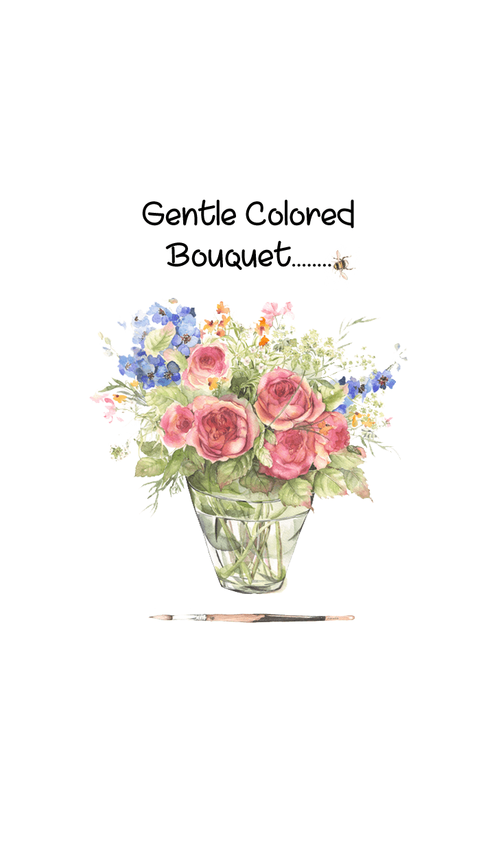 gentle colored bouquet 3