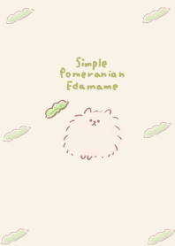 Simple Pomeranian Edamame Beige.