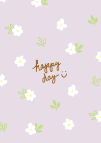 White floret Purple5 from Japan