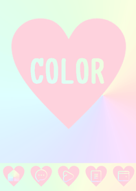 pink color rainbow  F18