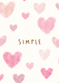 Watercolor heart simplicity7