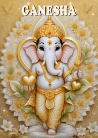 Ganesha, gold color, enormous wealth