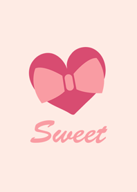 粉紅色愛心蝴蝶結