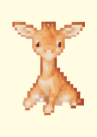 キリンのドット絵のきせかえ Brown 05
