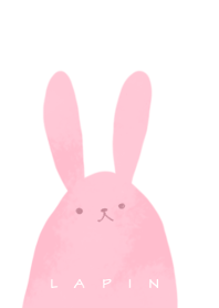 Pink sakura rabbit
