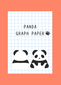 PANDA GRAPH PAPER/APRICOT COLOR